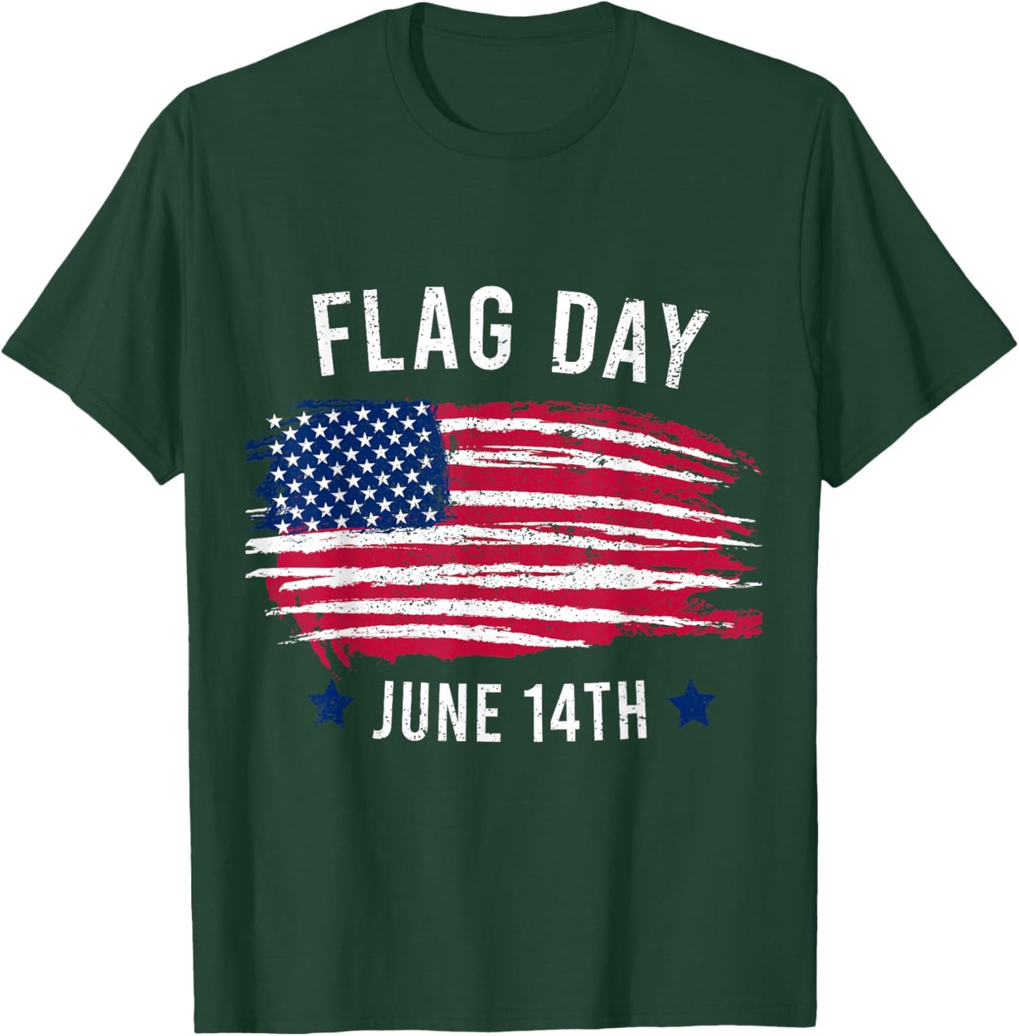June 14th Flag Day T-Shirt - T-Shirt | Forest