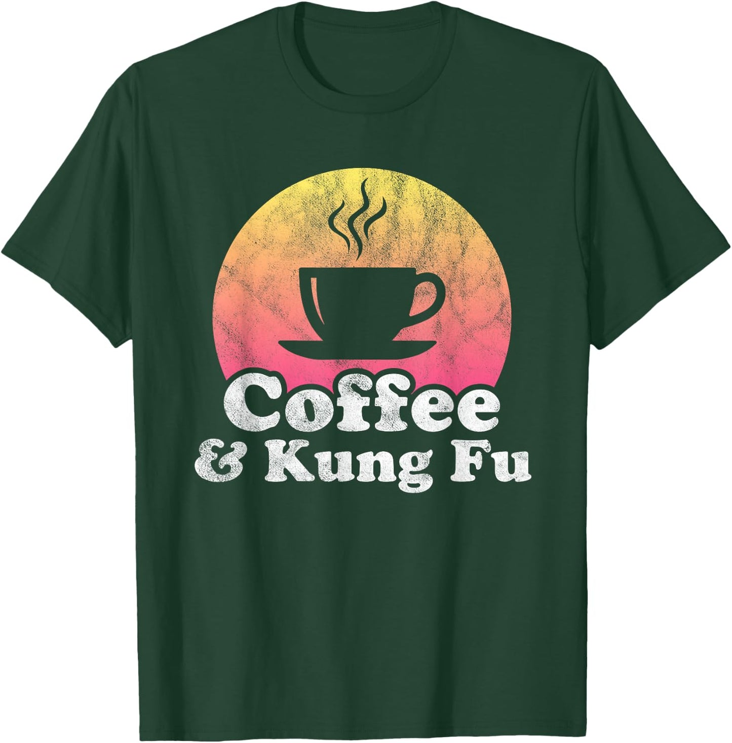 Coffee and Kung Fu T-Shirt - T-Shirt | Forest