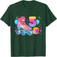 5th Birthday Girl 5 Years, Roller Skates, Number 5 T-Shirt - T-Shirt | Forest