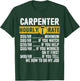 Funny Vintage Carpenter Clothing Hour Set Men T-Shirt - T-Shirt | Forest