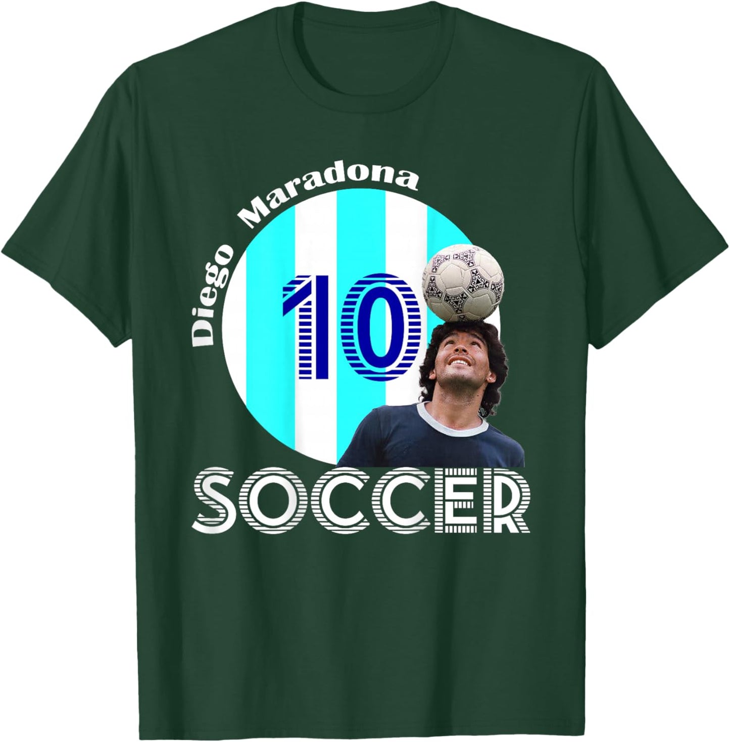 Diego Maradona_004_Back Printed T-Shirt - T-Shirt | Forest