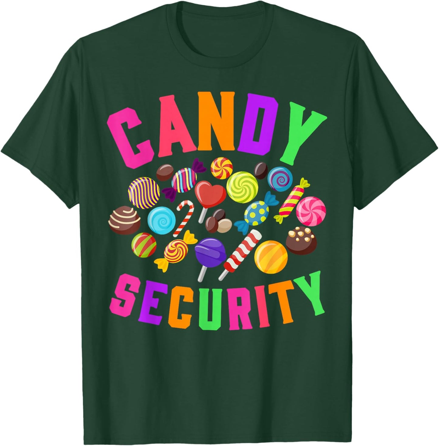 Candy Security Funny Halloween Costume Party T-Shirt - T-Shirt | Forest