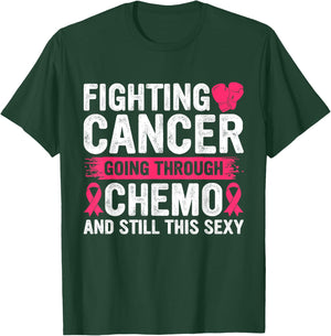 SOMMAS CANCER AWARENESS Funny Cancer Fighter Inspirational Quote Chemo Patient Gift T-Shirt - T-Shirt | Forest