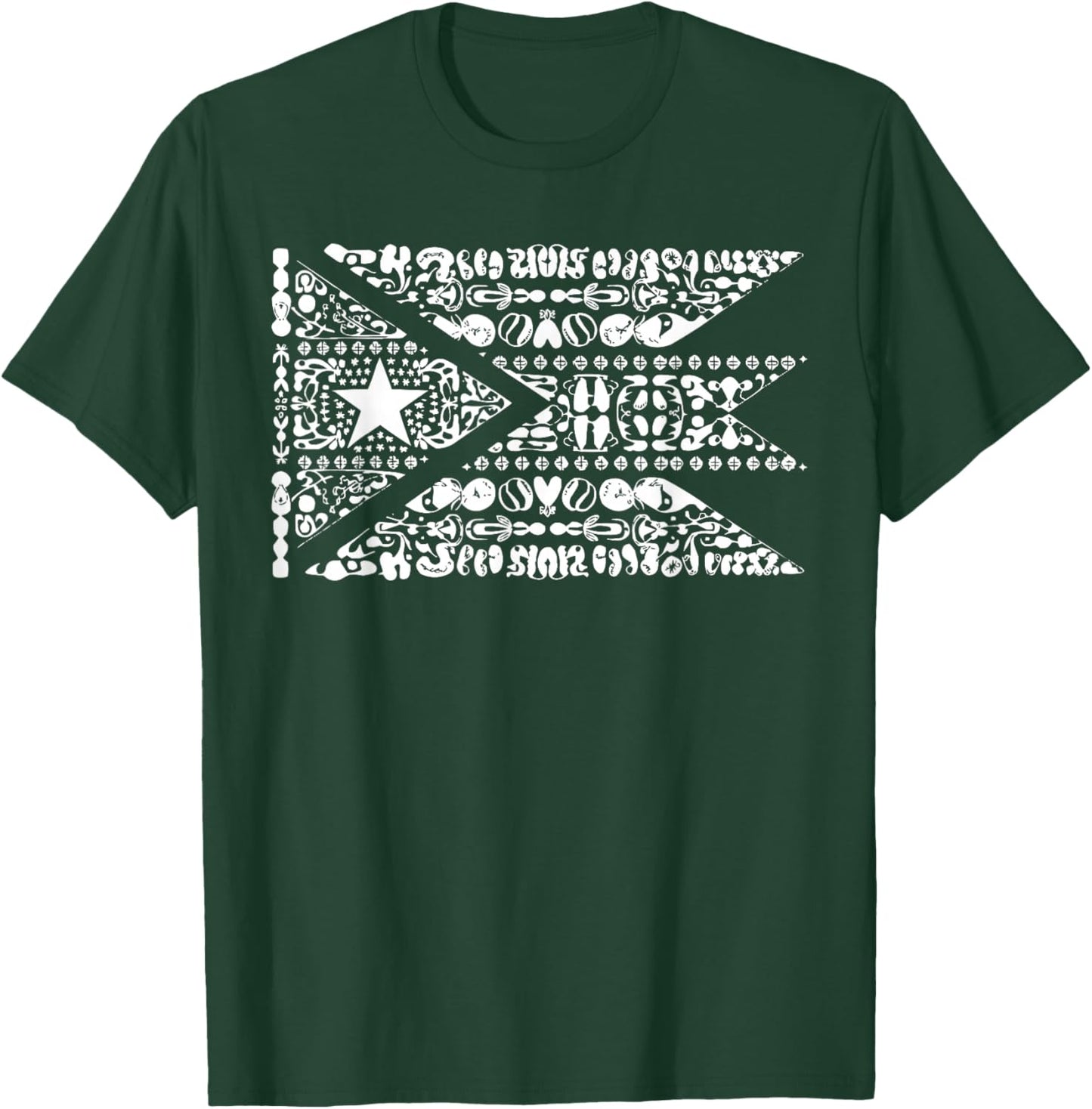 Taino Indian Puerto Rico Pride Boricua Puerto Rican T-Shirt - T-Shirt | Forest
