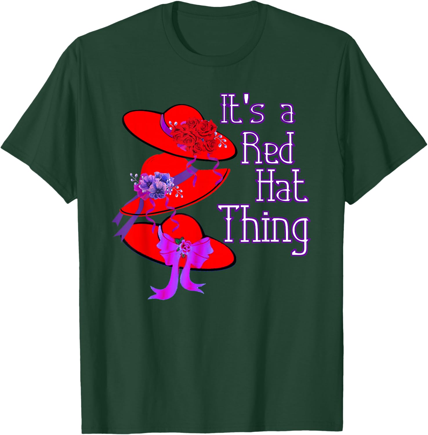 Red Hat It's a Red Hat Thing Gift Small T-Shirt - T-Shirt | Forest