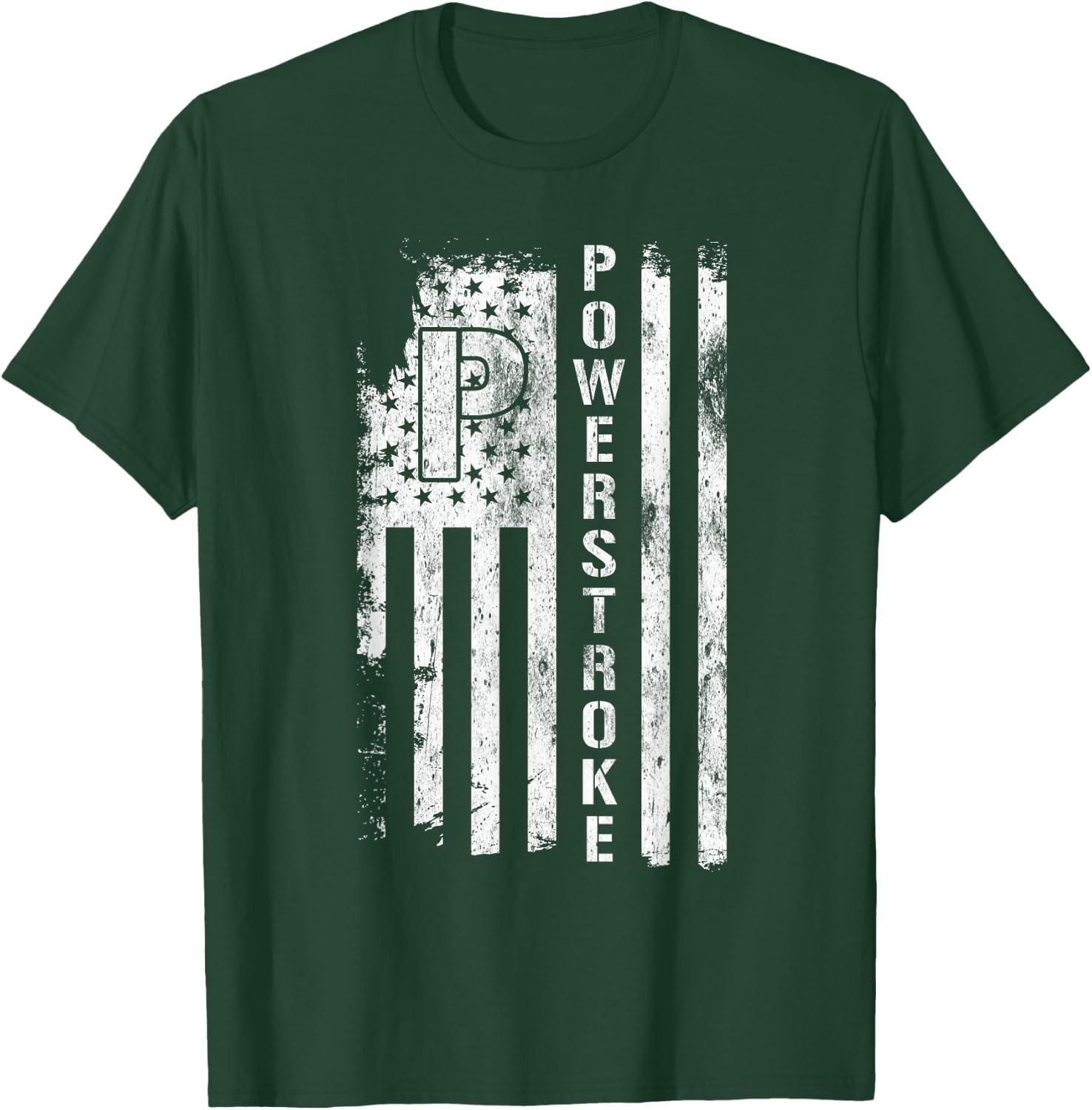 Powerstroke American Flag T-Shirt - T-Shirt | Forest