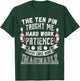 Ten Pin Taught Me Every Curse Word Men Women Funny Bowling T-Shirt - T-Shirt | Forest