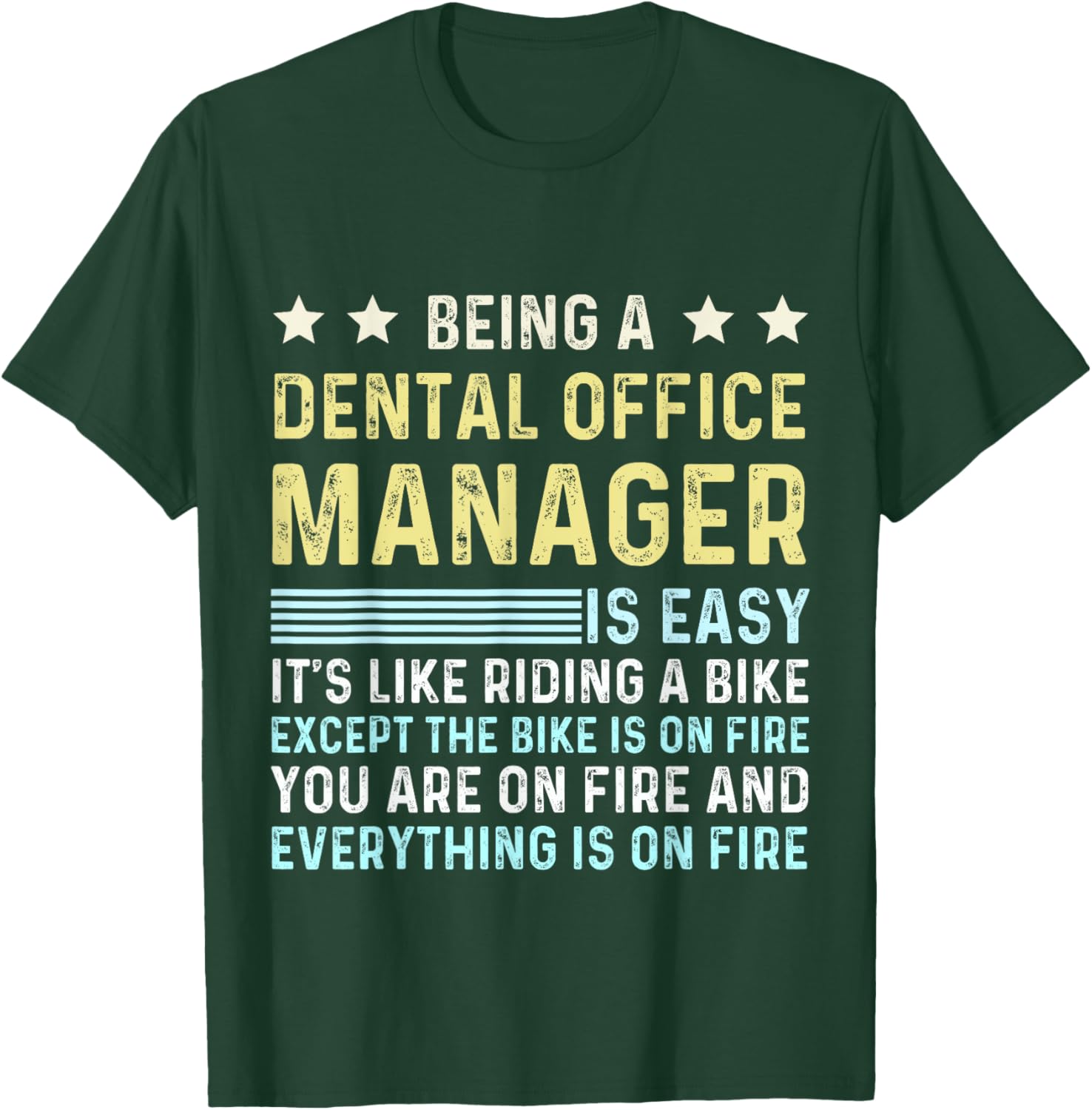 Cute appreciation day dental office manager assistant T-Shirt - T-Shirt | Forest