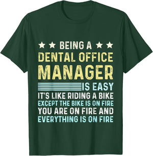 Cute appreciation day dental office manager assistant T-Shirt - T-Shirt | Forest