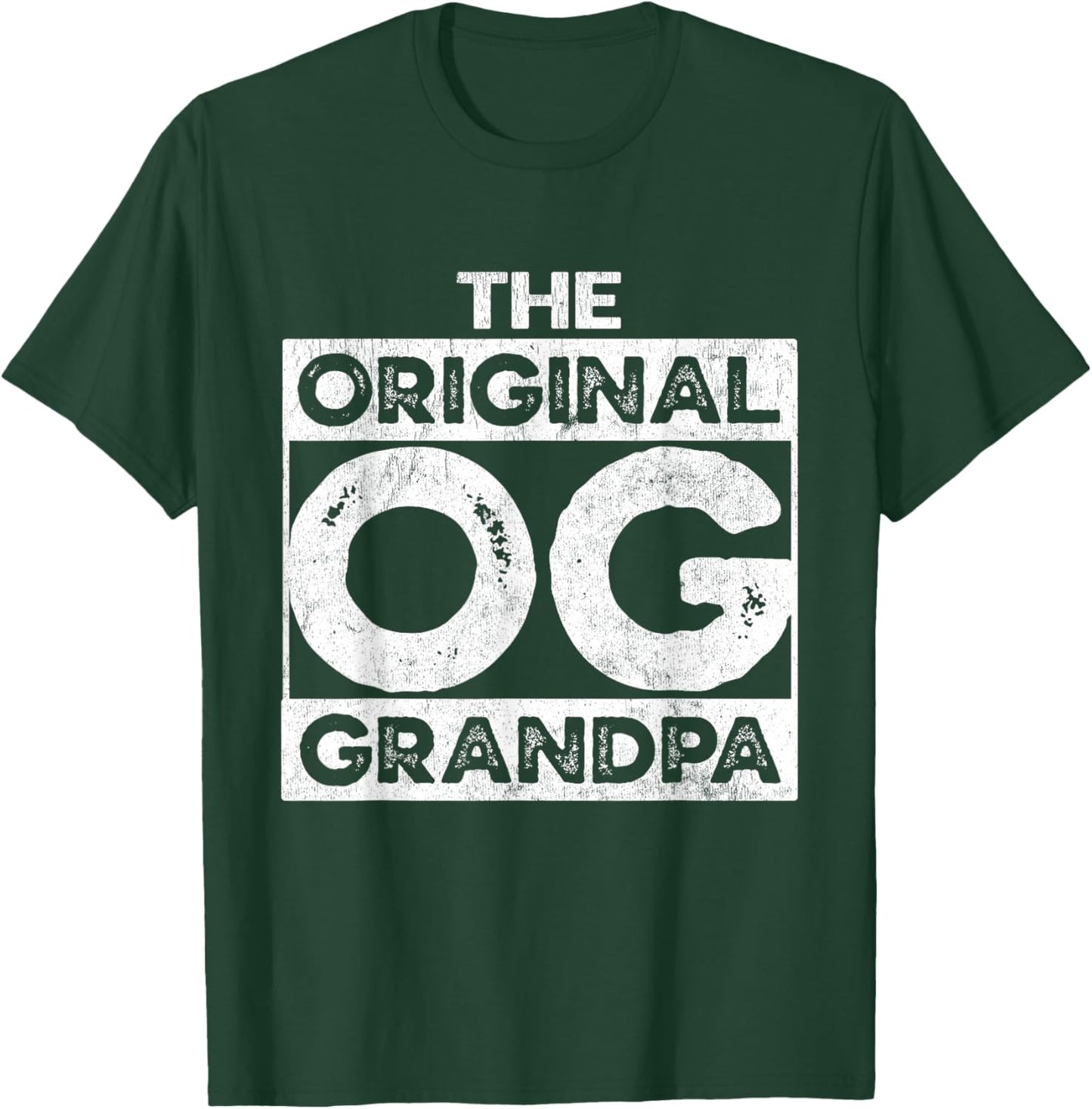 The OG Original Grandpa Funny Birthday Grandad Urban T-Shirt - T-Shirt | Forest