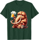 Vintage Mammoth Ice Age Stone Age Elephant Mammoth Beer T-Shirt - T-Shirt | Forest