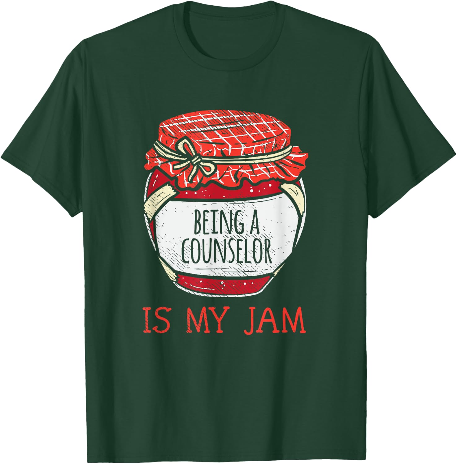 Fun Counseling Appreciation | Funny Cute School Counselor T-Shirt - T-Shirt | Forest