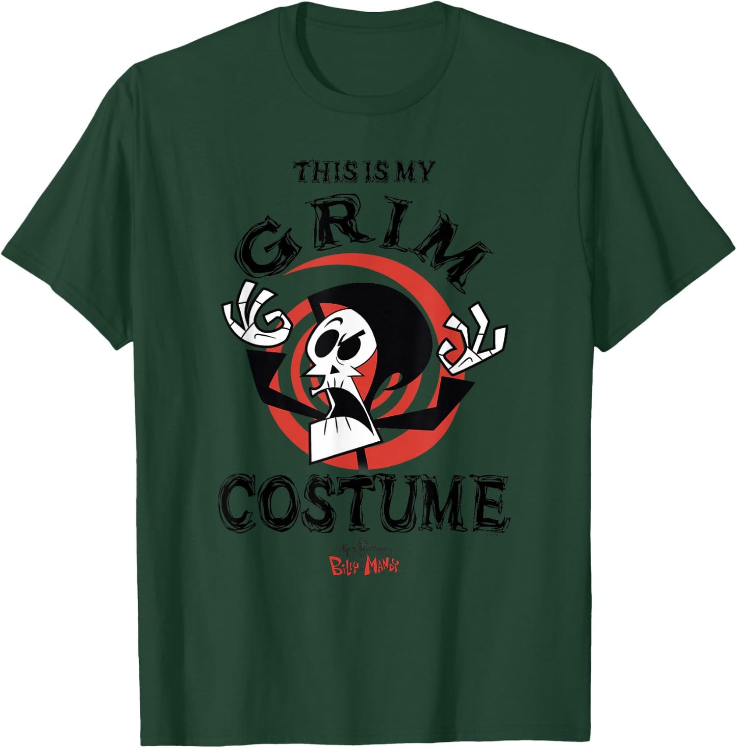 The Grim Adventures of Billy & Mandy Halloween Grim Costume T-Shirt - T-Shirt | Forest