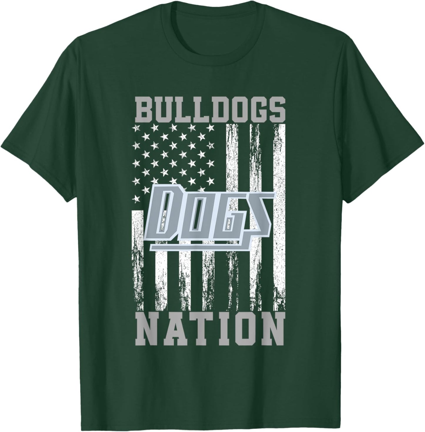 Edmond Memorial Bulldogs Logo Nation HS T-Shirt - T-Shirt | Forest