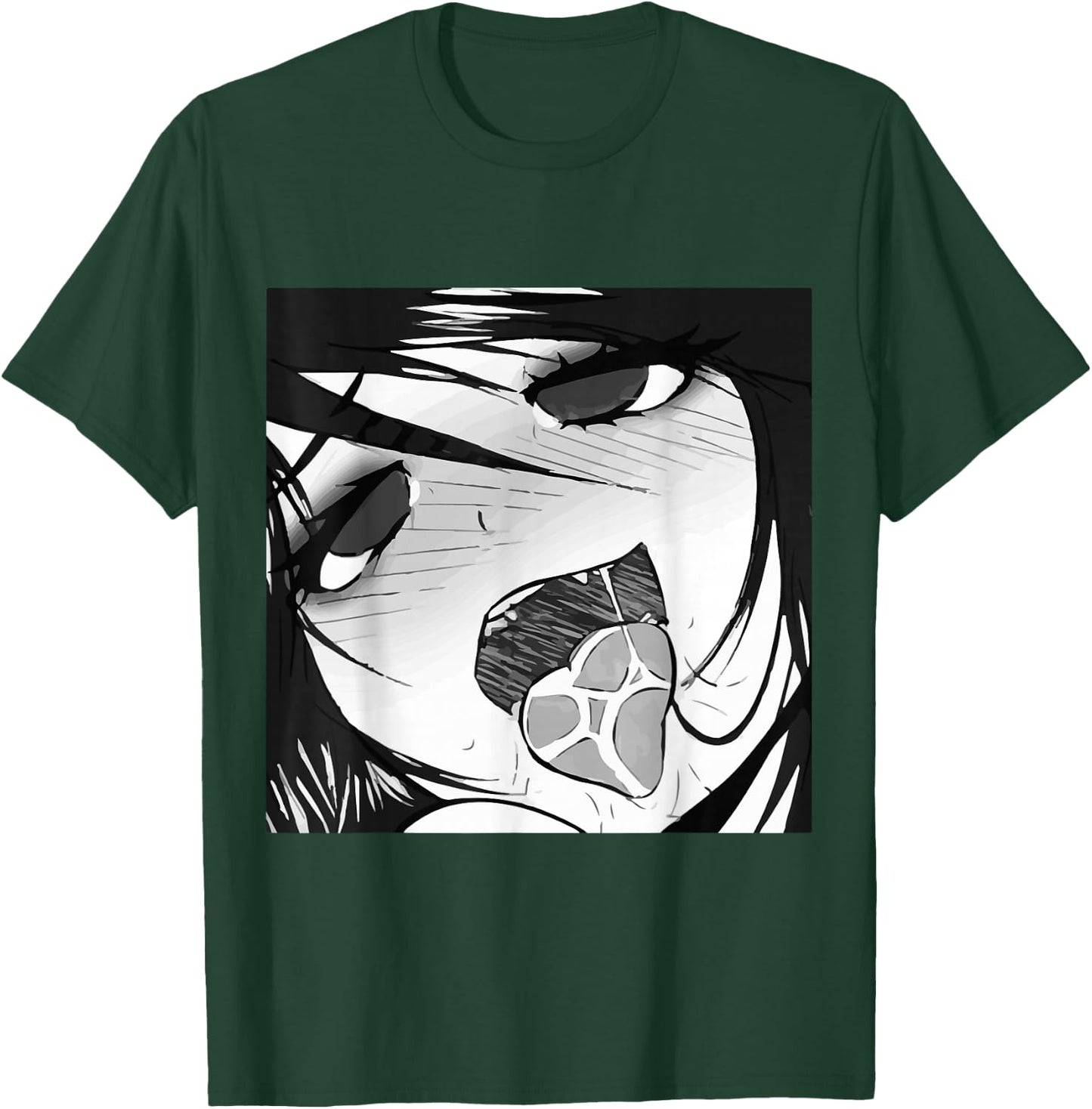 Ecchi Otaku Hentai Waifu Ahegao Girl Manga Anime T-Shirt - T-Shirt | Forest