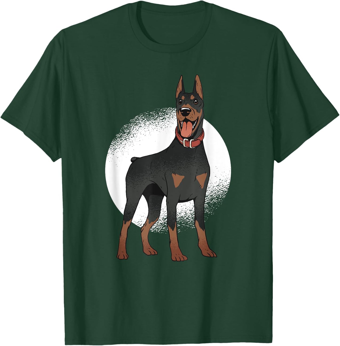 Doberman Dog for Dobie lover, Doberman Mom T-Shirt - T-Shirt | Forest