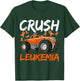 Monster Truck Orange Leukemia Awareness For Boy Kids Toddler T-Shirt - T-Shirt | Forest