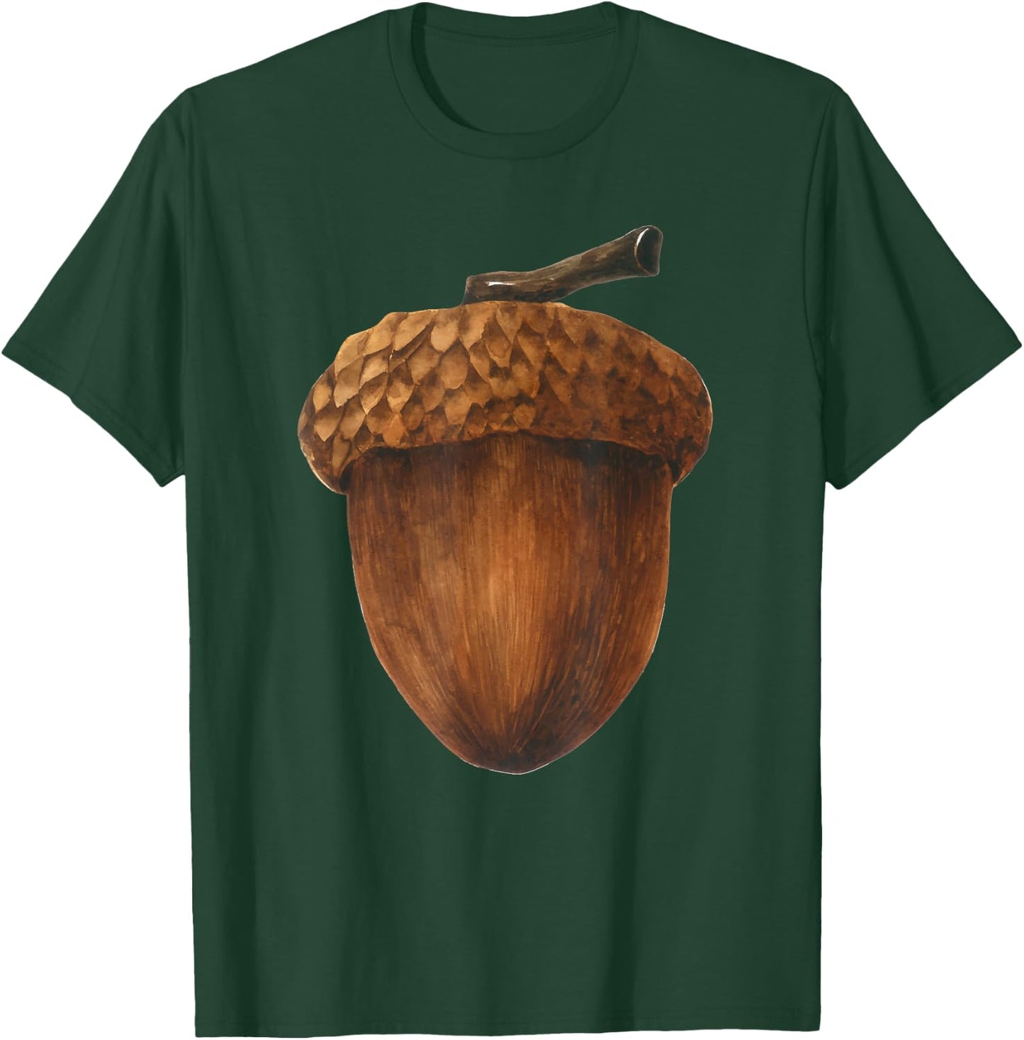 Big Acorn Costume Cute Easy Food Halloween T-Shirt - T-Shirt | Forest