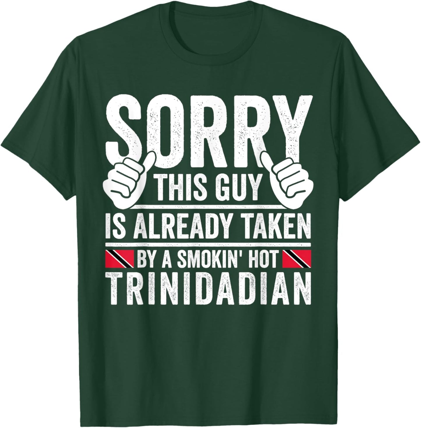 Trinidadian Roots Outfit Funny Trinidad Heritage T-Shirt - T-Shirt | Forest