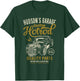 Hudson's Hotrod Garage Classic Car Hudson Design T-Shirt - T-Shirt | Forest