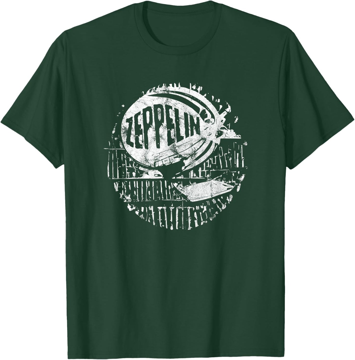 Retro Vintage Zeppelin : Kids, Parents, Vintage Enthusiasts - - Short Sleeve - Black - Small T-Shirt - T-Shirt | Forest