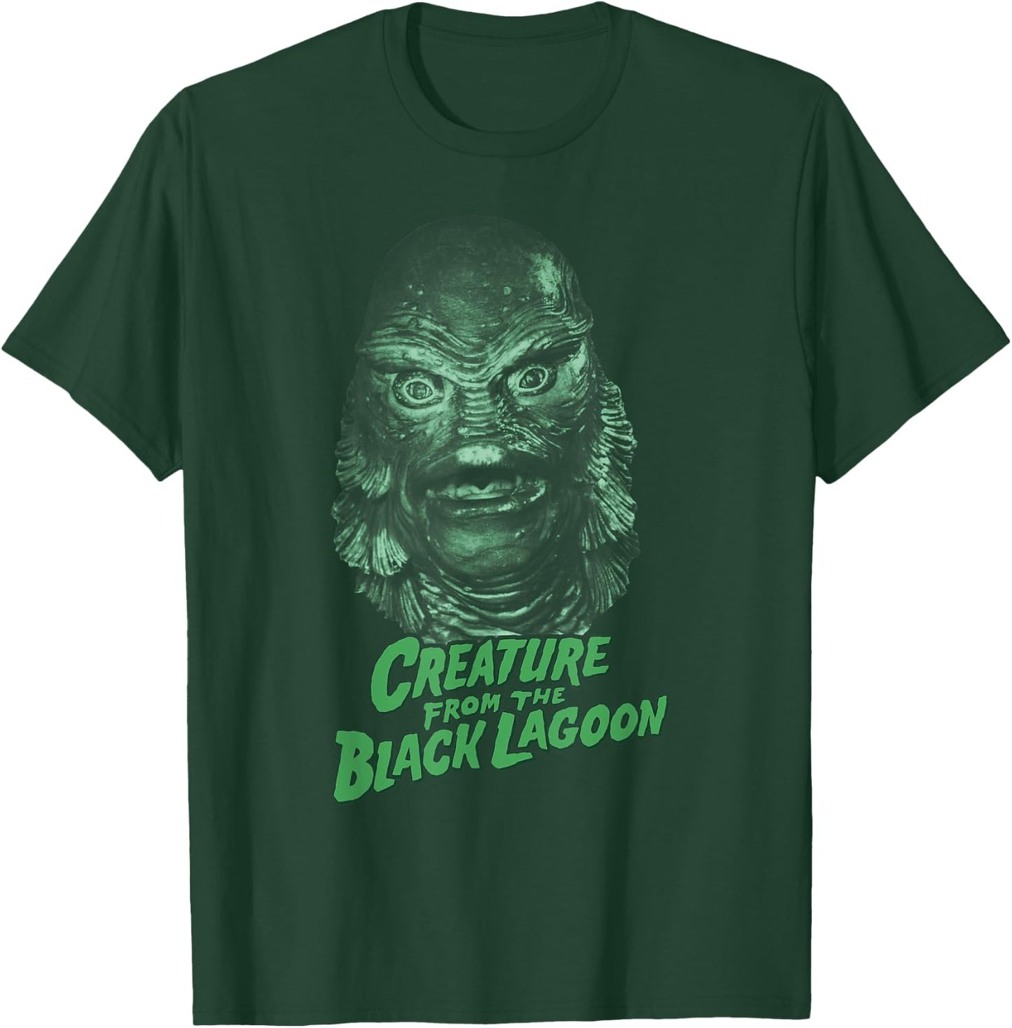 Universal Monsters Creature From The Black Lagoon Portrait T-Shirt - T-Shirt | Forest