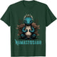 Meditation Dino T-Rex Buddhism Namaste Guatama Buddha T-Shirt - T-Shirt | Forest