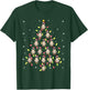 Penguin Santa Christmas Tree Lights Ugly Sweater Style T-Shirt - T-Shirt | Forest