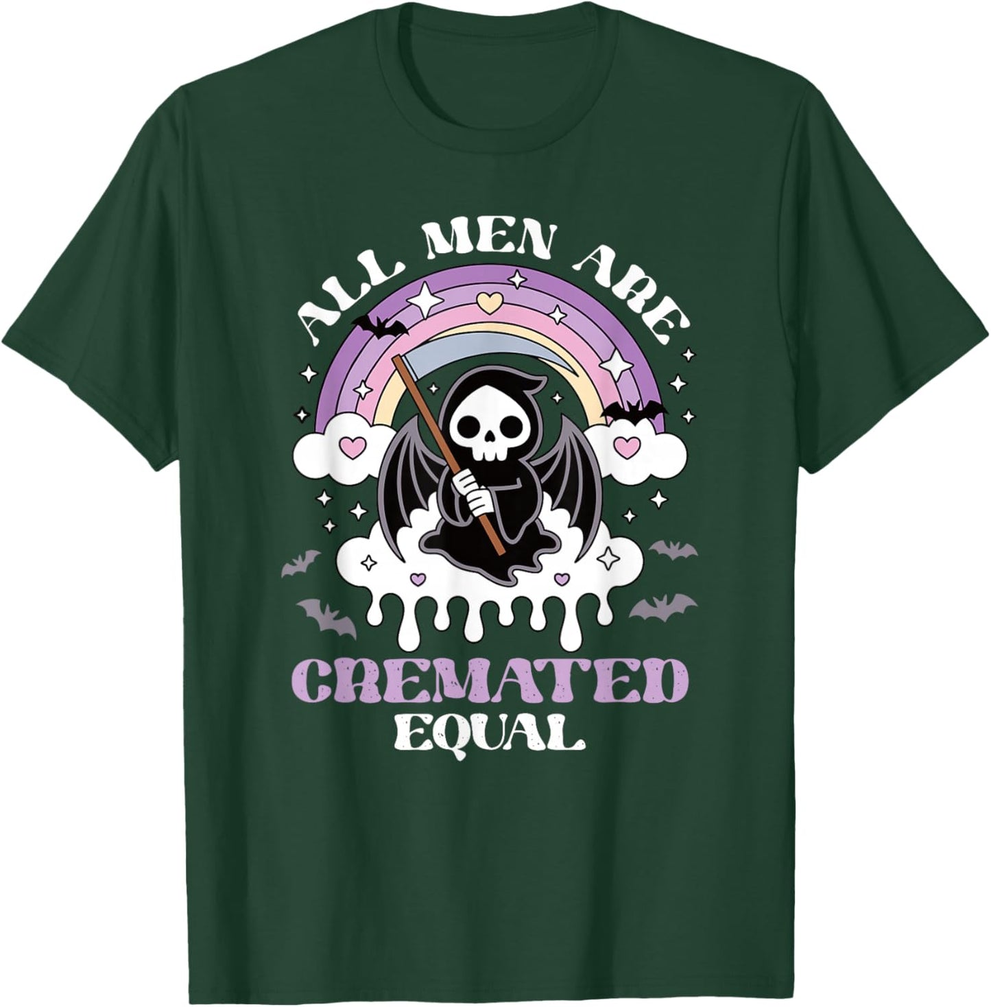 All Men are Cremated Equal Pastel Goth T-Shirt - T-Shirt | Forest