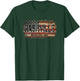 Vintage American Flag Nashville T-Shirt - T-Shirt | Forest