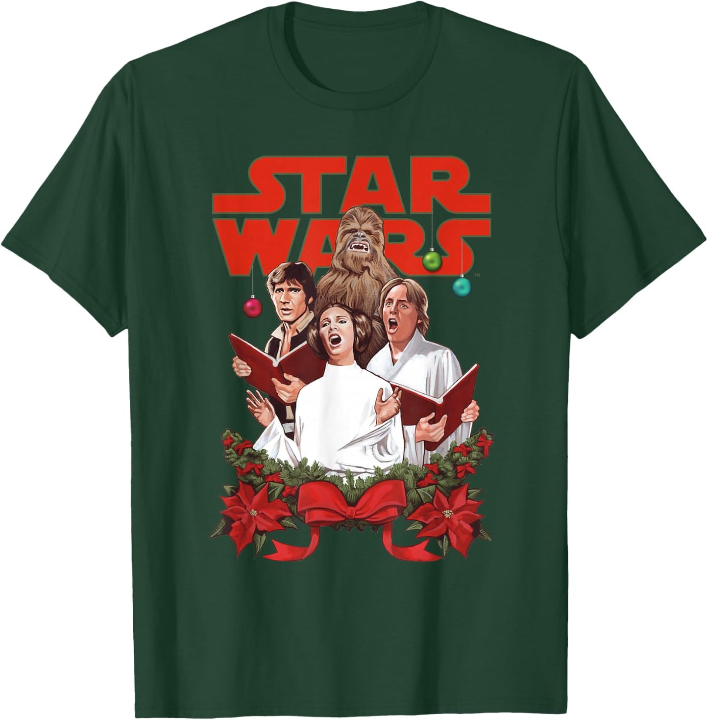 Star Wars Rebel Choir Funny Holiday T-Shirt - T-Shirt | Forest