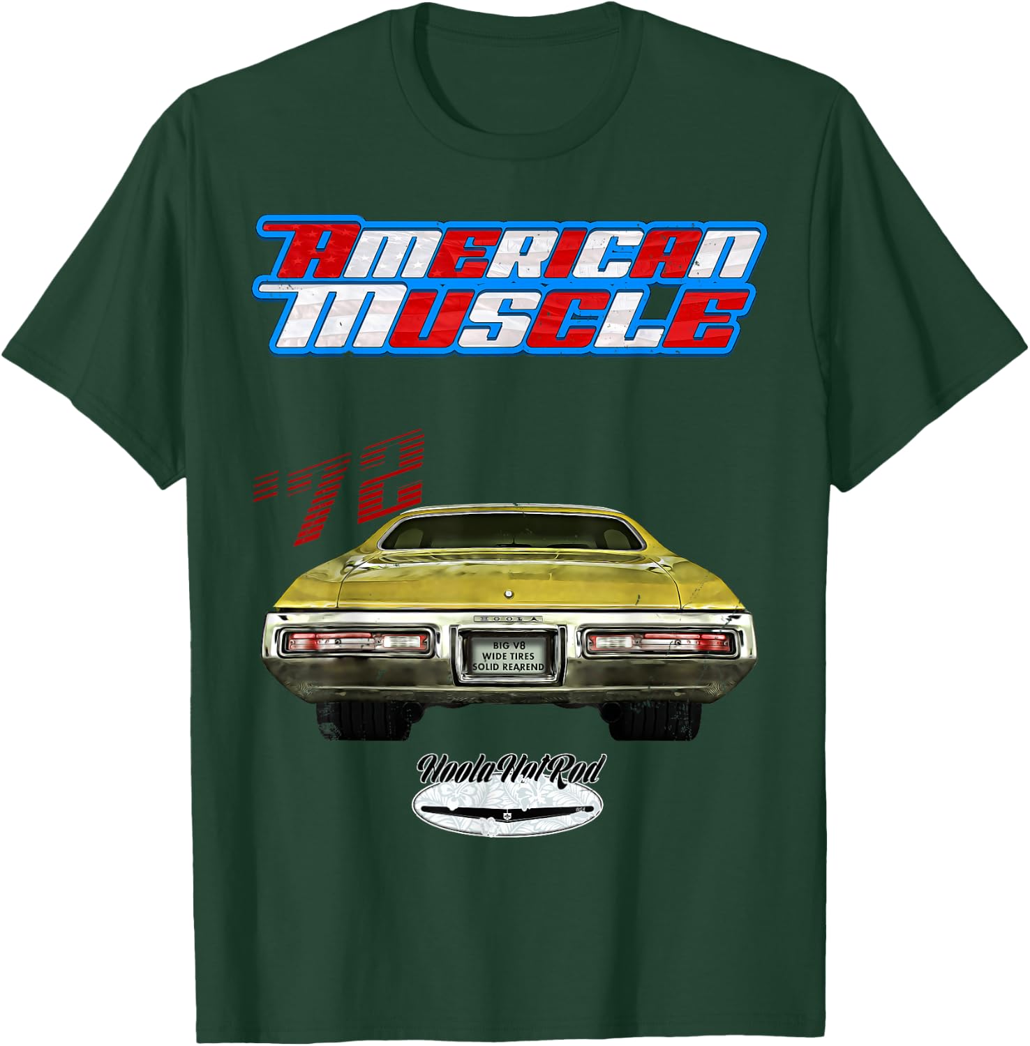 1972, 72,Skylark,Limited,Riviera,Gran,Grand,Sport,GS,Muscle T-Shirt - T-Shirt | Forest