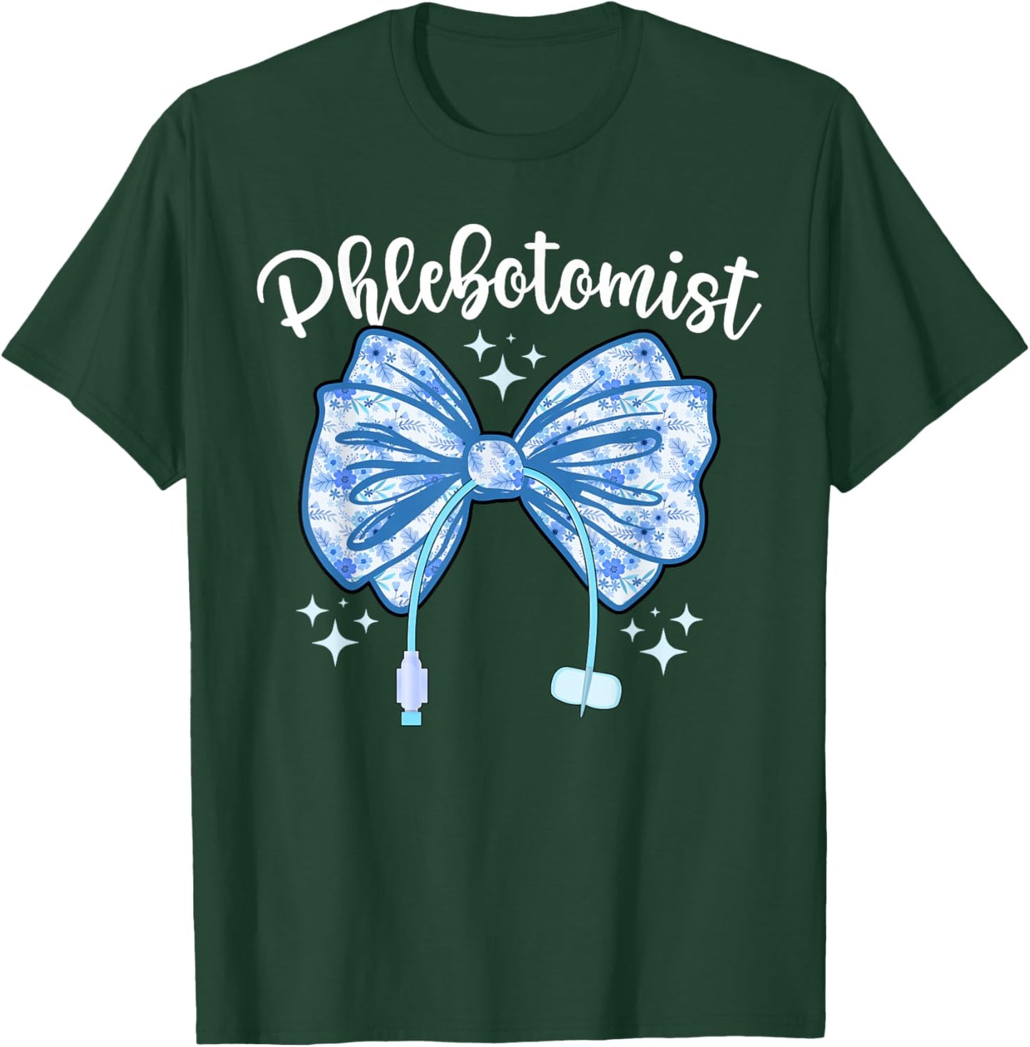 Phlebotomist Coquette Phlebotomy Phlebotomist T-Shirt - T-Shirt | Forest