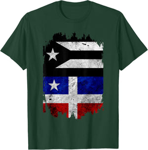 Puerto Rico Resiste Black Protest Flag Grito de Lares Flag T-Shirt - T-Shirt | Forest