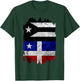 Puerto Rico Resiste Black Protest Flag Grito de Lares Flag T-Shirt - T-Shirt | Forest