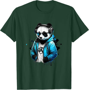Panda Music DJ Controller Gaming Panda T-Shirt - T-Shirt | Forest