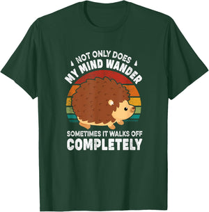 Funny Hedgehog Design Women Hedgehogs Lover T-Shirt - T-Shirt | Forest