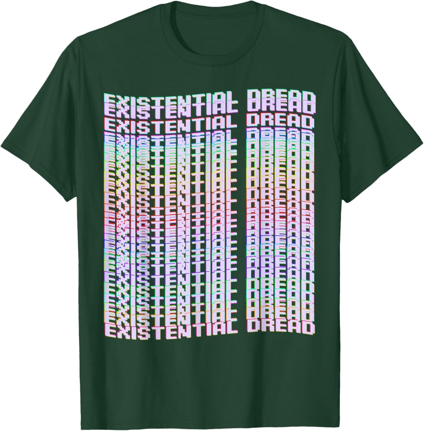 Existential Dread Vaporwave Streetwear Aesthetic Cyberpunk T-Shirt - T-Shirt | Forest