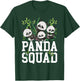 Cute Panda Family Graphic Panda Squad T-Shirt - T-Shirt | Forest
