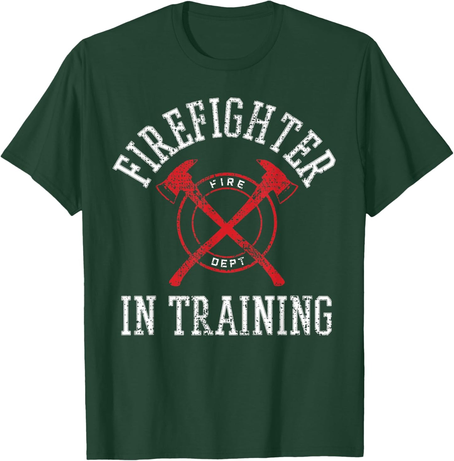 Firefighter In Training Vintage T-Shirt - T-Shirt | Forest