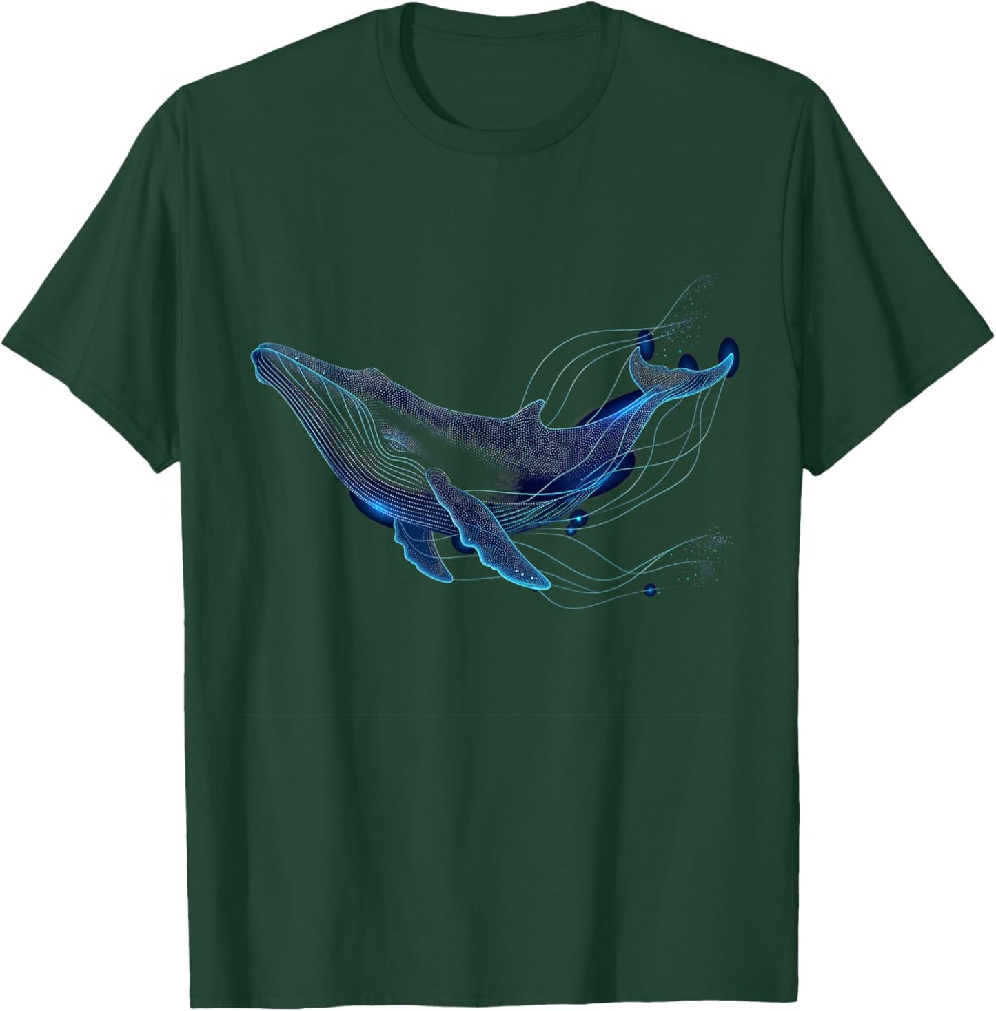 Blue Whale Humpback Whale Lover T-Shirt - T-Shirt | Forest