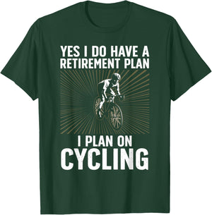 Funny Cycling Art Women Bicyclist Bike Racing Biker T-Shirt - T-Shirt | Forest