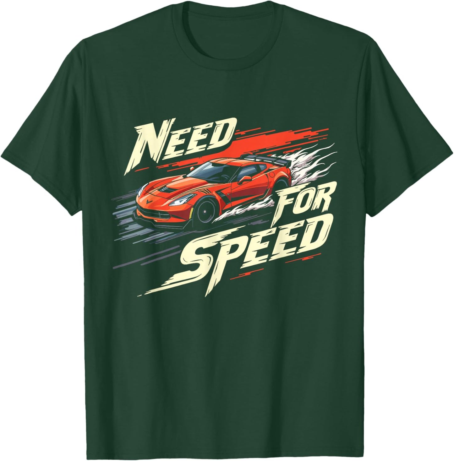 Need for Speed High-Octane Racing Graphic Design T-Shirt - T-Shirt | Forest