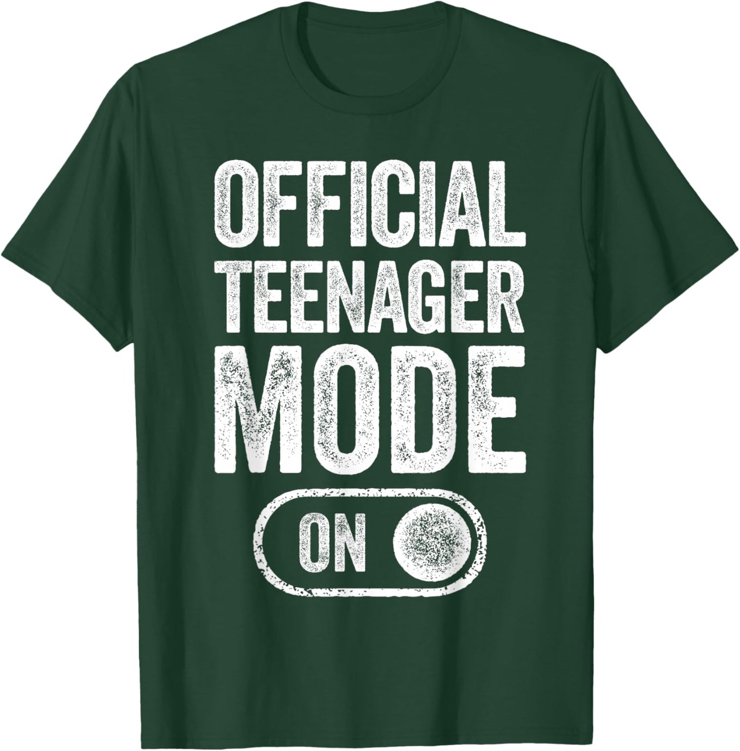 Official Teenager Mode On 13Th Birthday Gifts 13 Years Old T-Shirt - T-Shirt | Forest