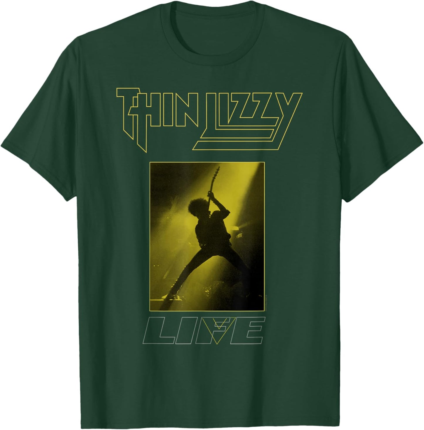 Thin Lizzy – Live Yellow Boxed T-Shirt - T-Shirt | Forest