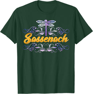 Sassenach Outlander Gaelic Dragonfly Men and Women T-Shirt - T-Shirt | Forest