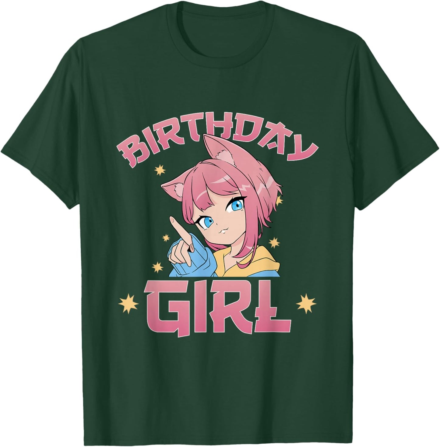 Anime Manga - Birthday Girl T-Shirt - T-Shirt | Forest