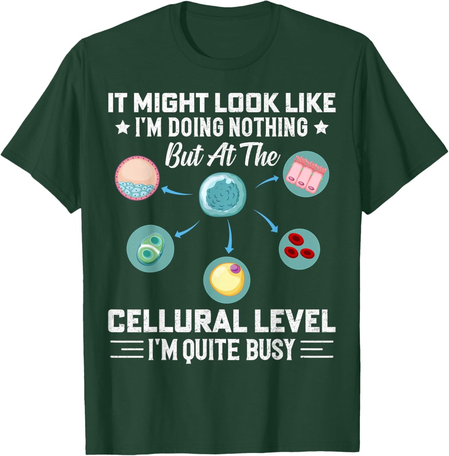 It Might Look Like I'm Doing Nothing Funny Science T-Shirt - T-Shirt | Forest