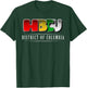 HBCU District of Columbia Pride African American Heritage T-Shirt - T-Shirt | Forest