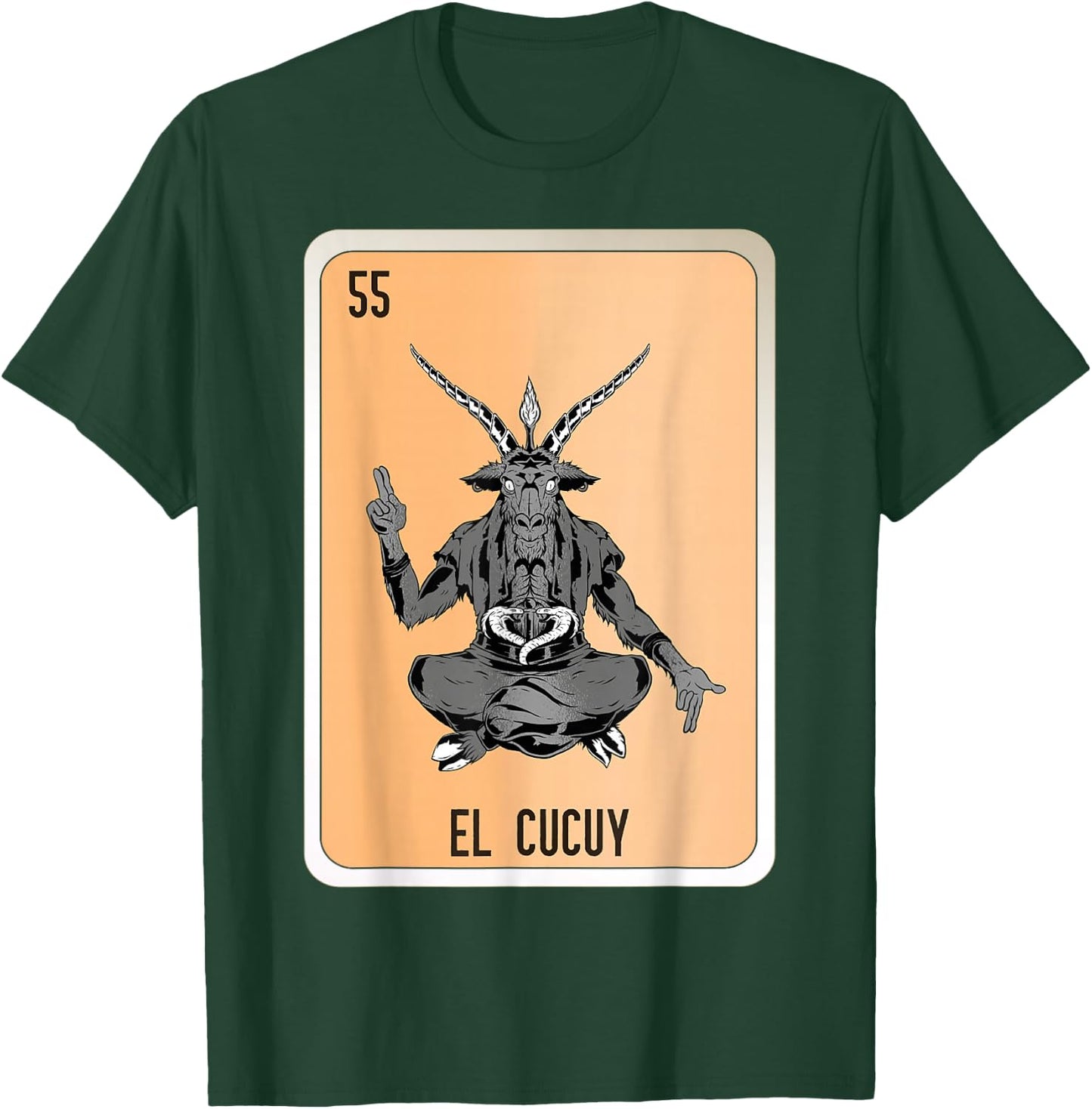 El Cucuy Mexican Slang Chicano Bingo Cards T-Shirt - T-Shirt | Forest